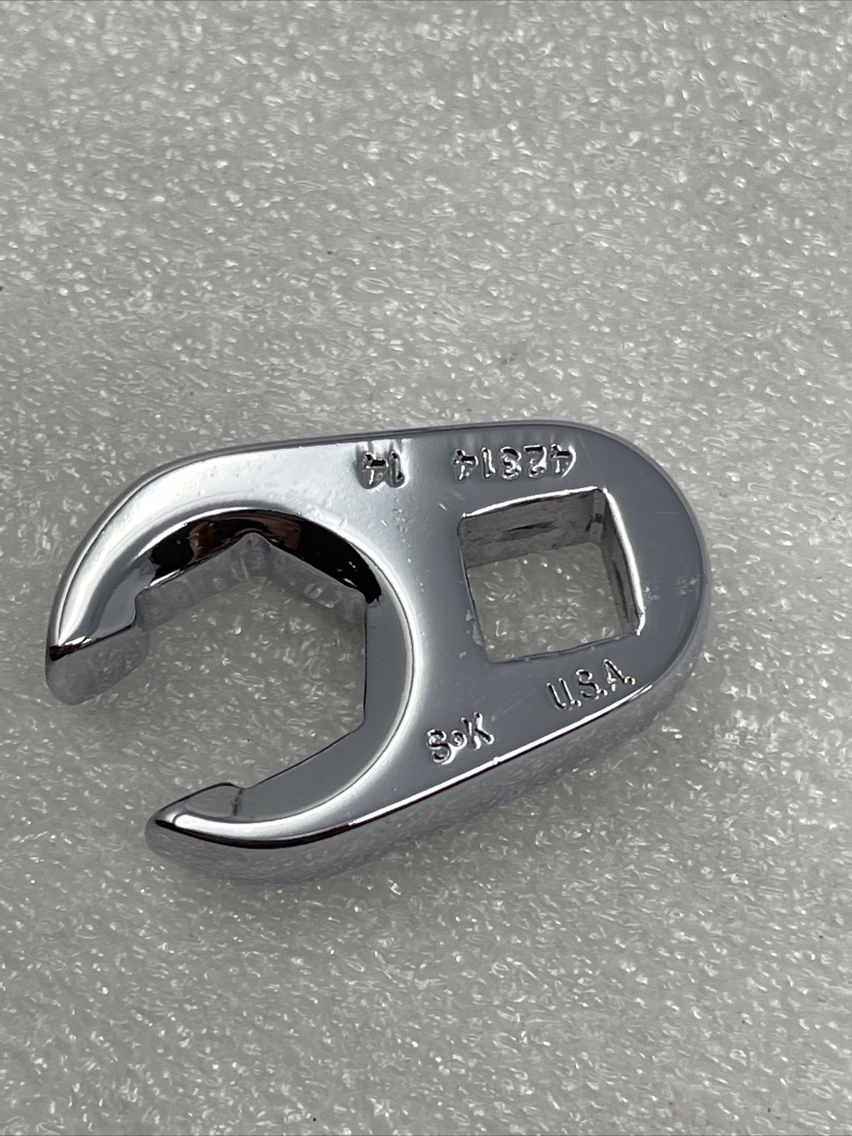 14mm SK Tools Flare Nut Crowfoot Wrench, 3/8” Drive, 6 Point, USA Made, 42314