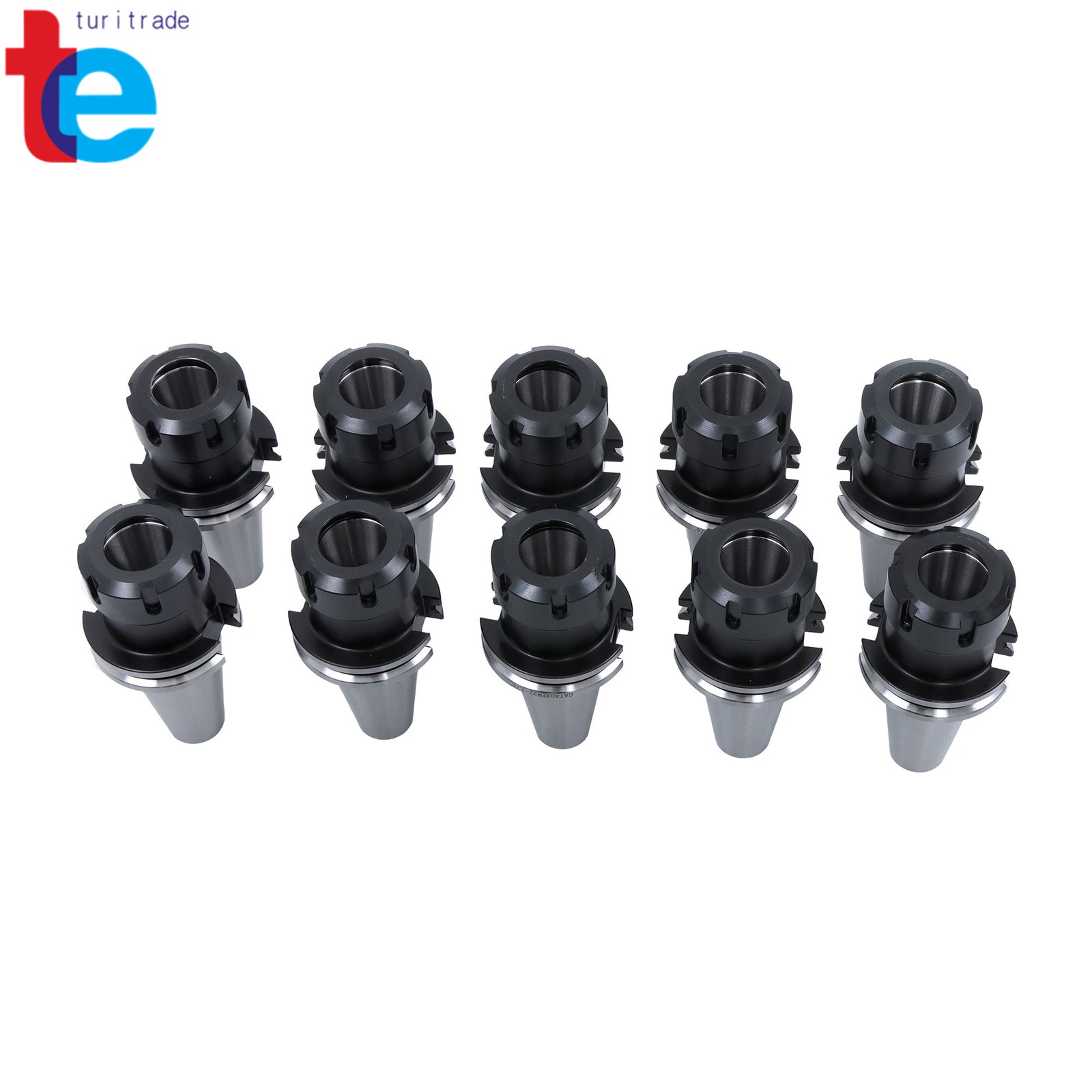 CAT40 ER32 Tool Holder Set 10pcs 2.76″ 70mm CNC Milling Chucks