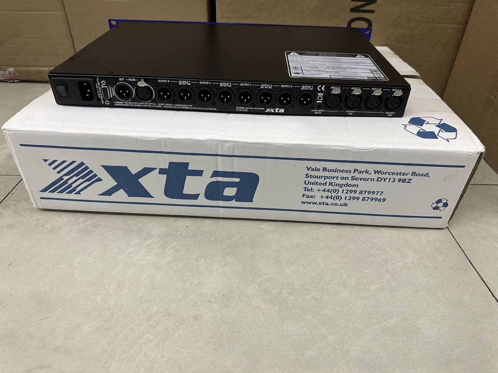 🔥1 pcs XTA DP448 Audio processor with 4 inputs and 8 outputs ups shipping