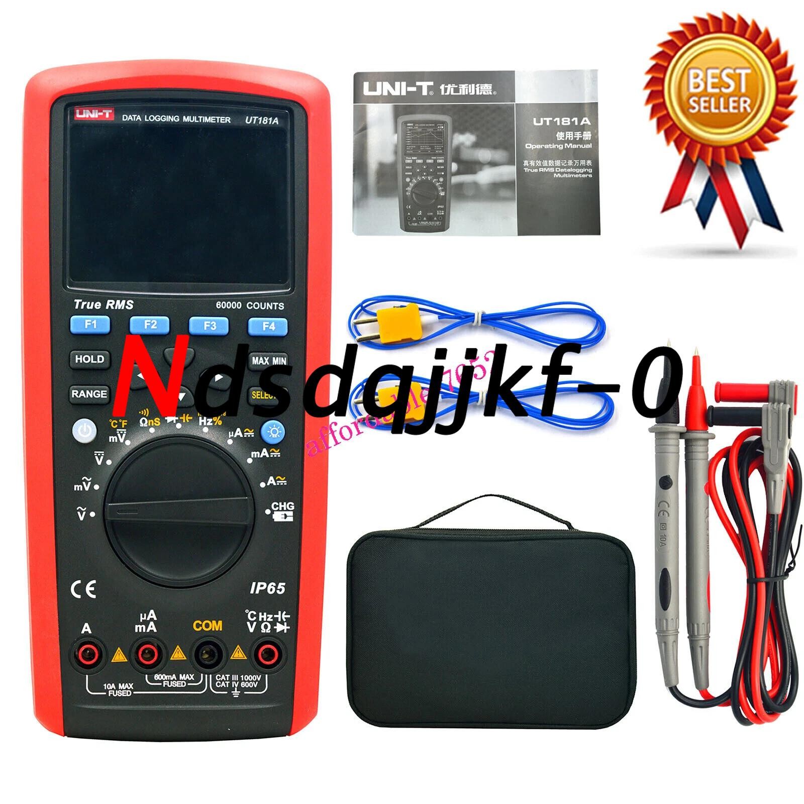 NEW UNI-T UT181A True RMS Datalogging Digital Multimeter Auto Range 60000 Count