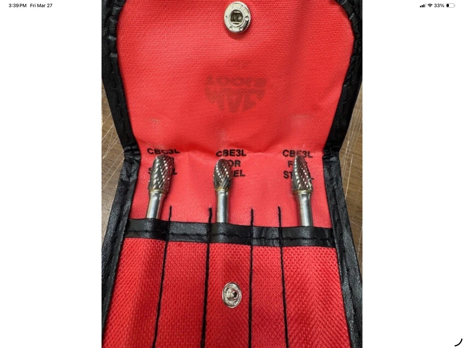 Mac Tools 3pc Long Carbide Burr Set for Steel FREE SHIPPING