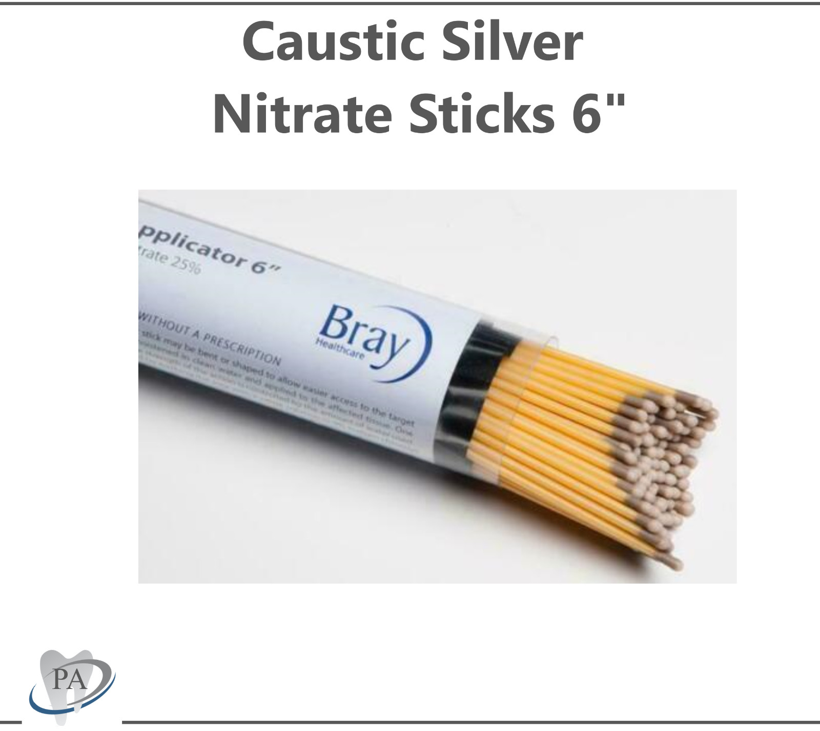 10 Silver Nitrate Sticks 6″ Caustic Individual Sticks, Double Dipped Exp 2025
