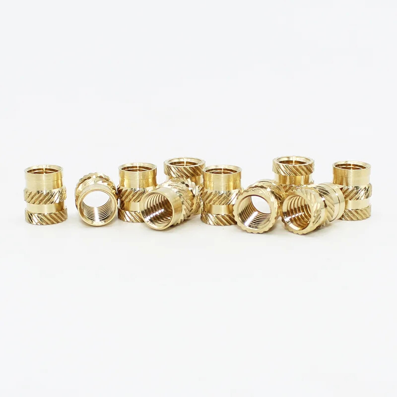 Brass Threaded Insert Nut Kit M2 M2.5 M3 M4 M5 M6 M8 Hot Melt Heat Knurled Embed
