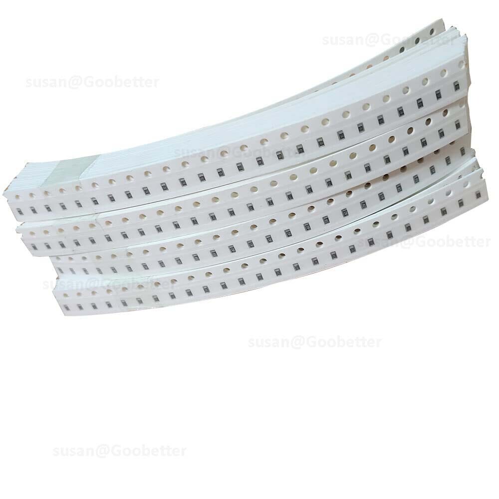 0603 SMD Resistors 0.1W 1% Tolerance Full Range Available 0 ohm to 10M ohm