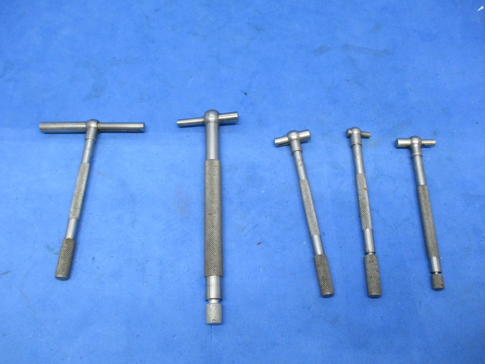 Vtg General USA telescoping gage machinist tool SET LOT 5 (1/2″ to 2 1/4″)