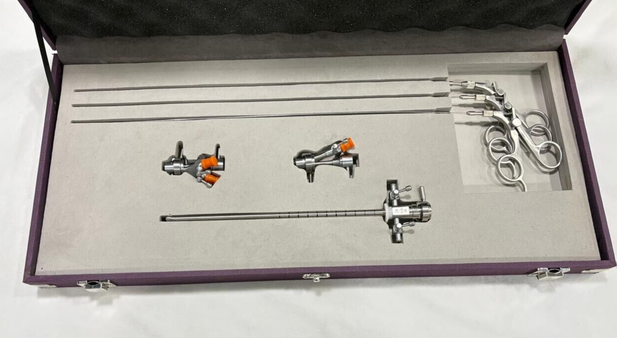 Hysteroscopy Cystoscopy Surgery Set 25FR with Semi Rigid Graspers 5FR Reusable