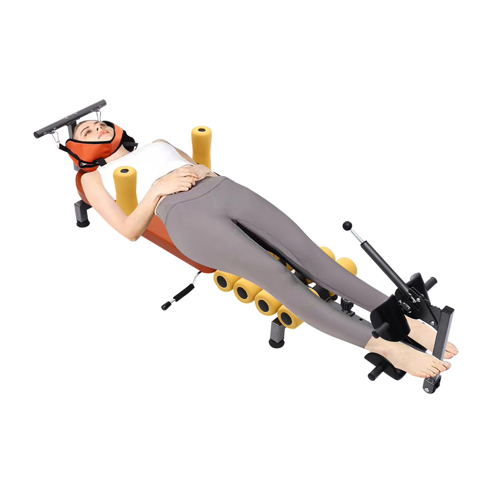 Traction Table Cervical Lumber Spine Back Stretcher Board Traction Bed 286lbs.