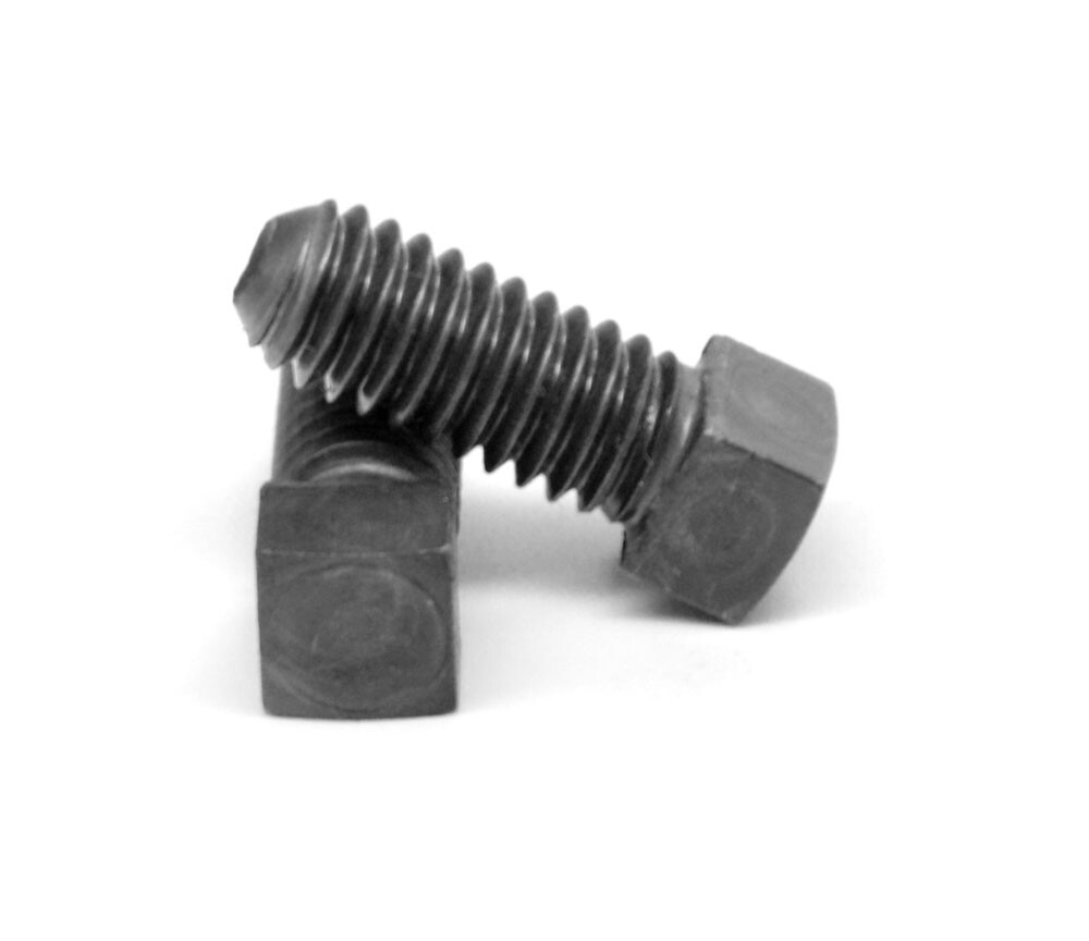 1″-8 x 3″ (FT) Coarse Thread Square Hd Set Screw Half Dog Pt Plain Finish