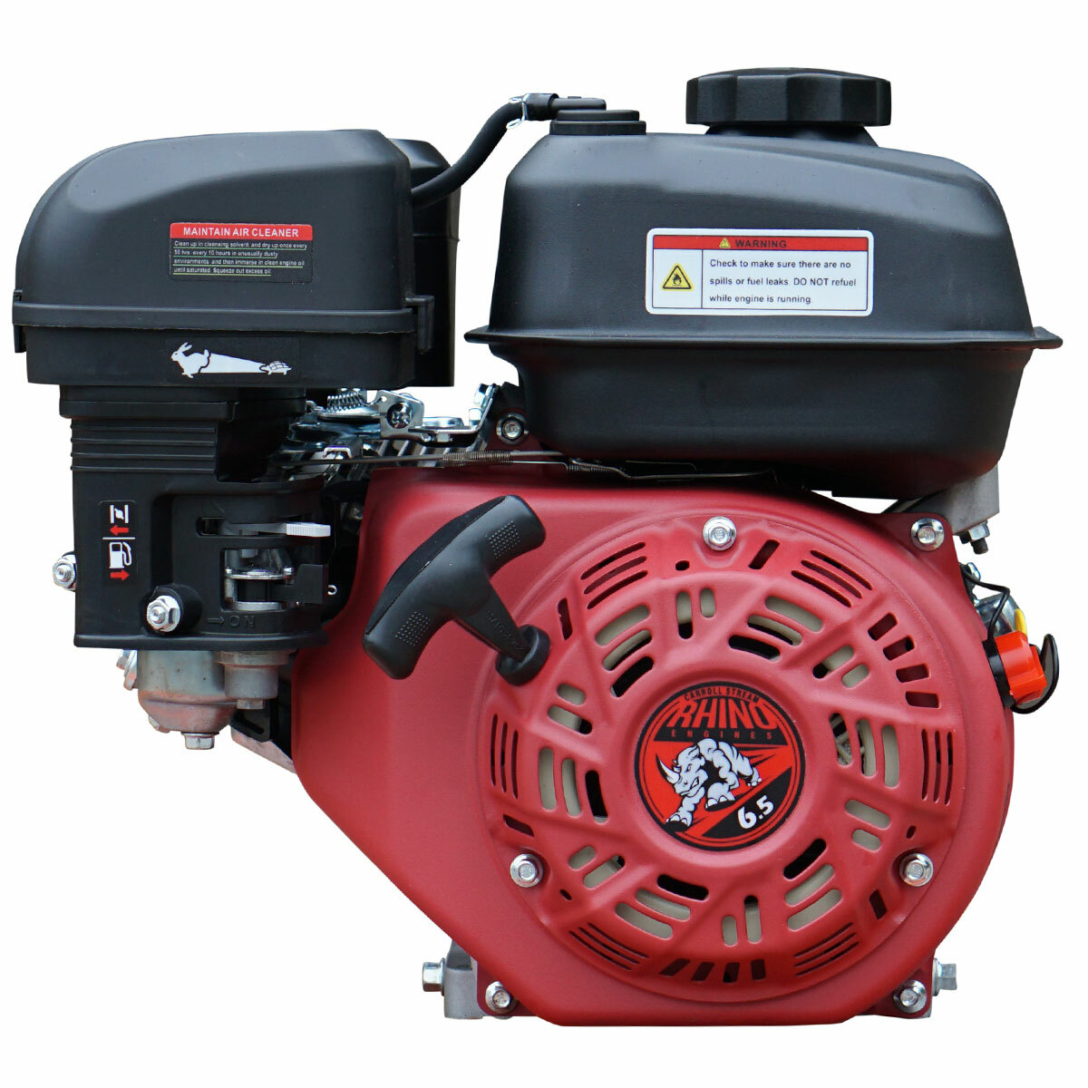New 6.5HP Gas Engine Motor Recoil Start Fast Free Shipping! Horizontal 212cc