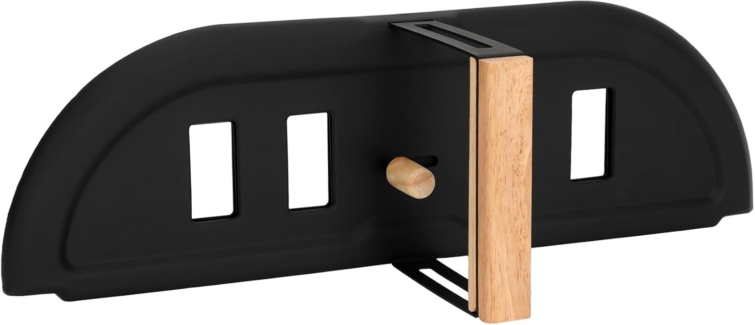 Dome Pizza Oven Door with Rope Seal,Sliding Vent Control,Compatible with Gozney
