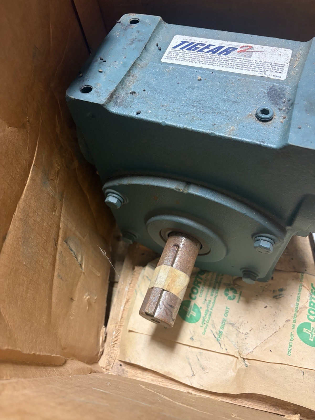 NEW DODGE 35S30L RIGHT ANGLE GEAR REDUCER 30:1 RATIO 58 RPM 3 HP
