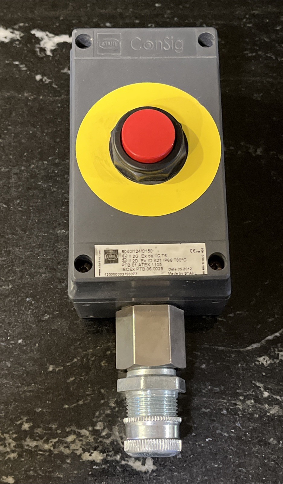 R STAHL 8040/124/C150 Haz Loc Push Button Station AB 800T-XA IP66 Ex