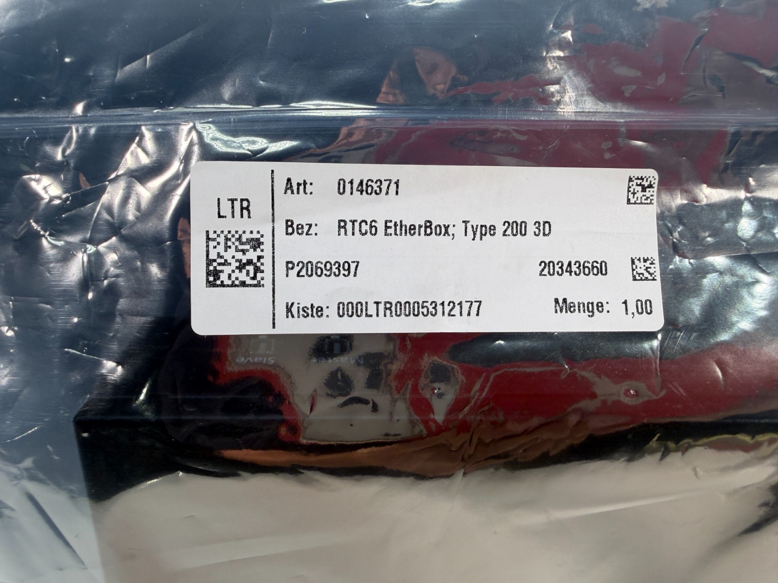 SCANLAB RTC6 EtherBox Ethernet Control Board Enclosure Laser Scanner Interface