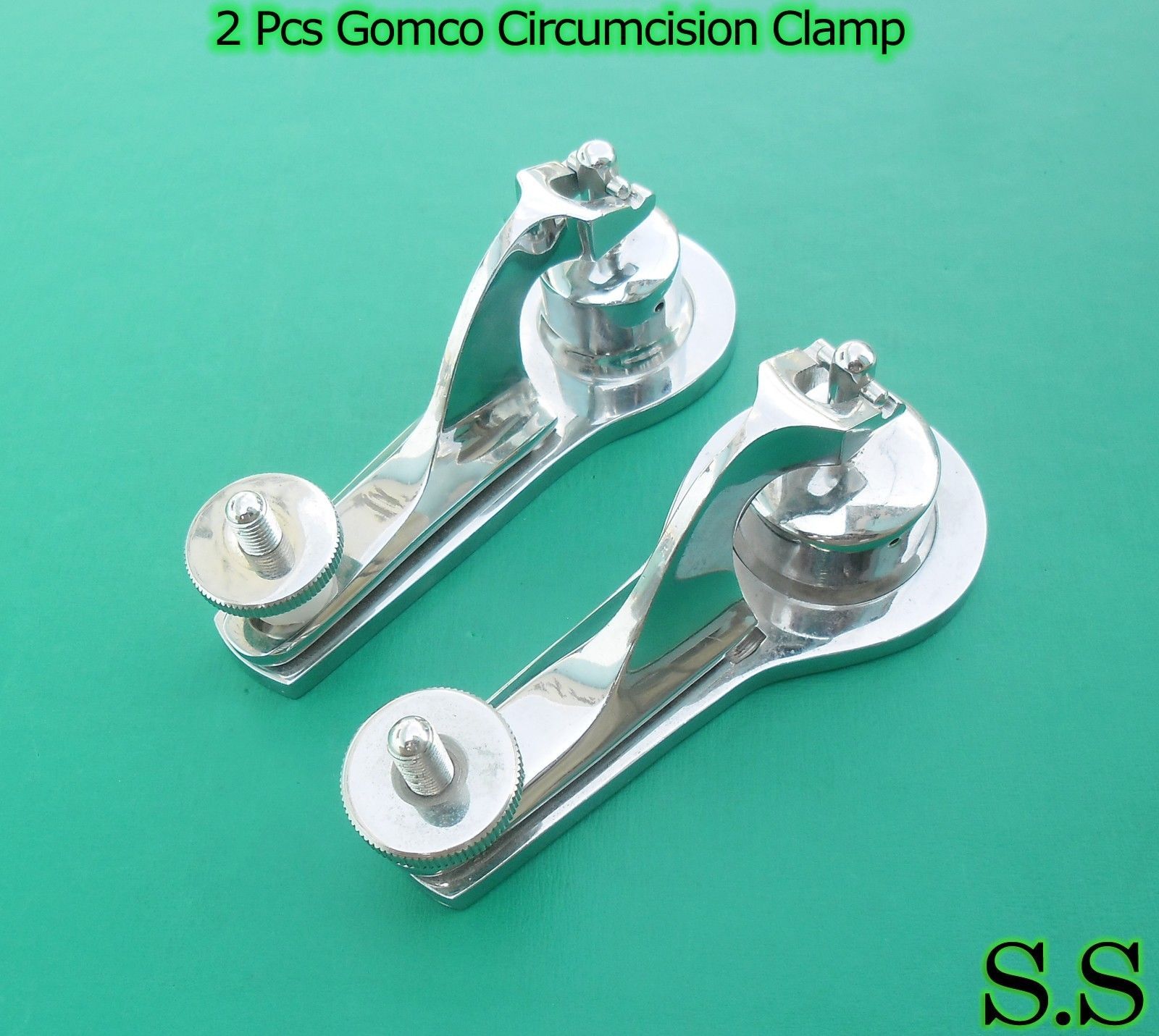 2 PCS Gomco Circumcision Clamp 2.8cm & 3.4cm Surgical Instruments