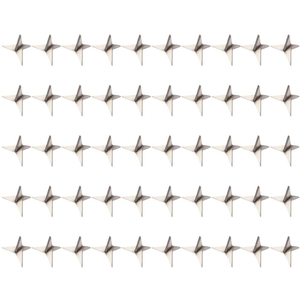 50PCS Tire Puncture Spikes Heavy Portable Duty Carbon Steel Triangle RoadSpikes