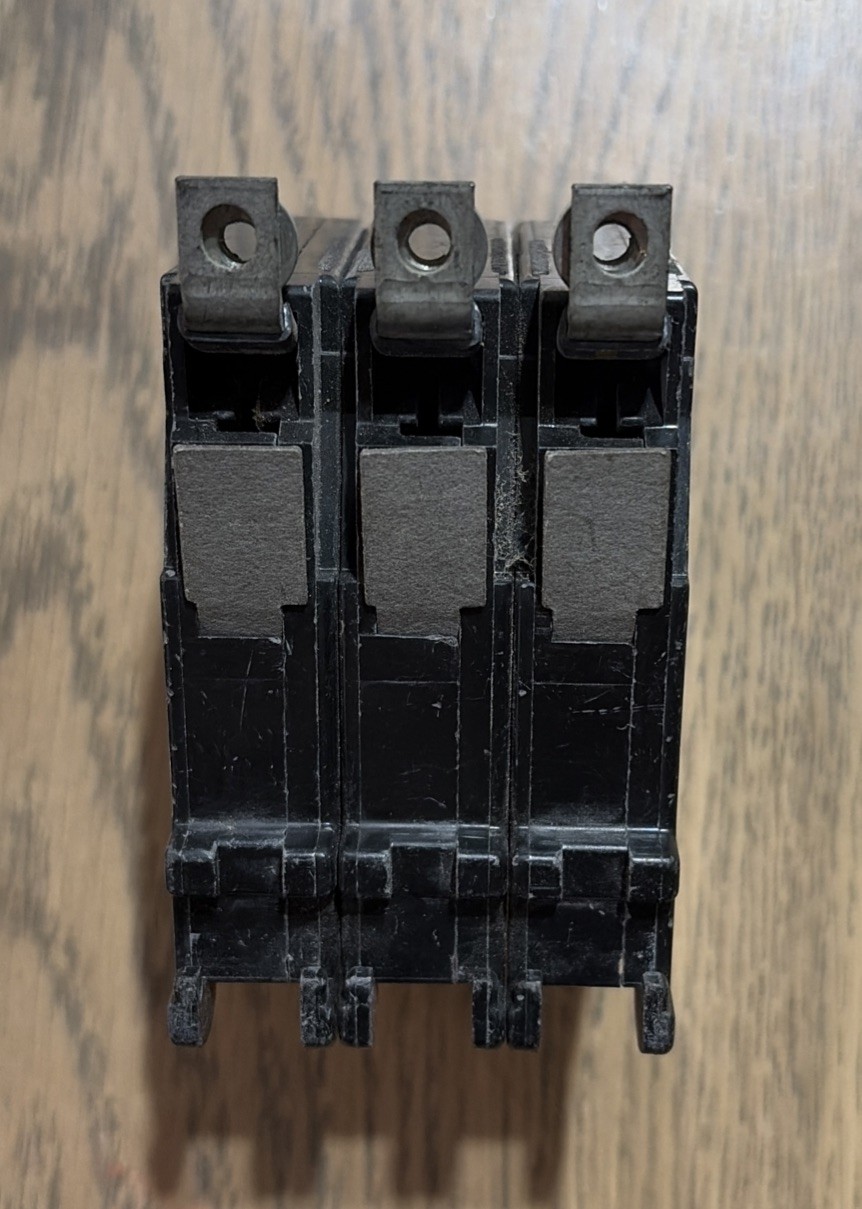 CUTLER HAMMER 3 POLE 20 AMP ELECTRICAL BREAKER # CHB320 NOS, OUT OF BOX