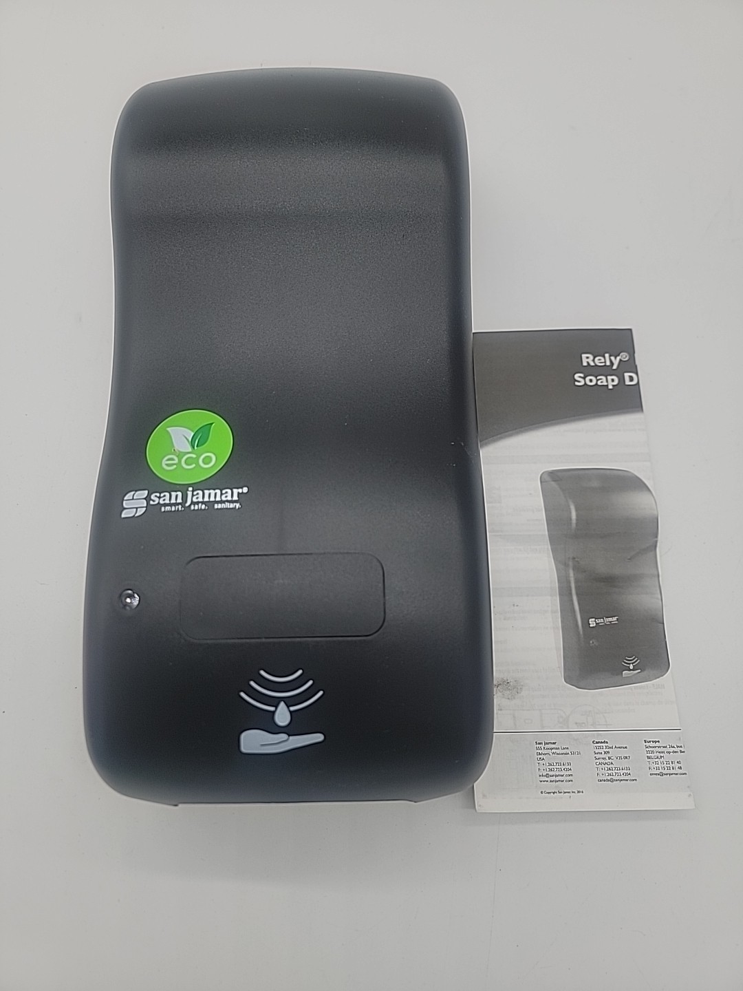 Ecologic Rely Recycled Plastic Hybrid Electronic Foam Soap Dispenser, Refillable
