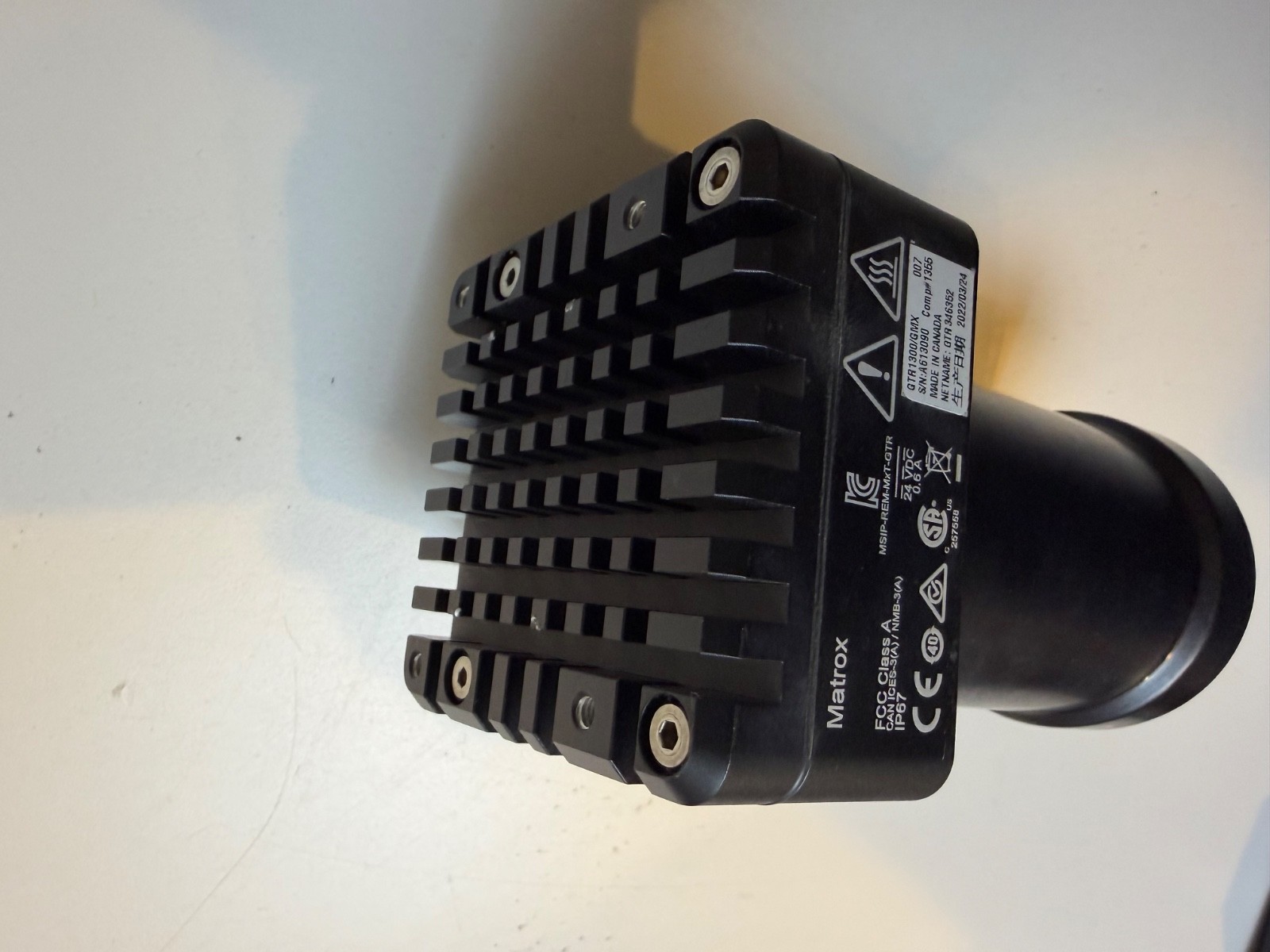 Matrox Iris GTR GTR1300/GMX 007 Smart Cam Machine Vision Camera with GMLC-75