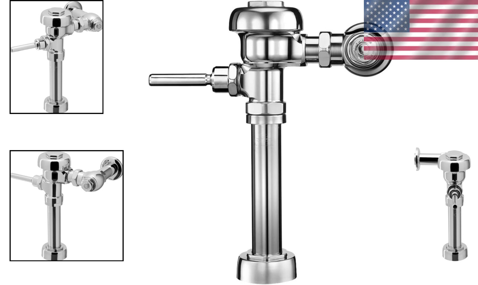 Regal 111 Exposed Manual Valve – 1.28 GPF, Chrome Finish