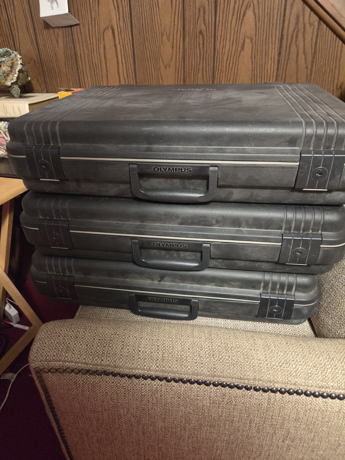 Olympus CF-140L Video Colonoscope Endoscope Lot of 3 Untested w/ Case &…