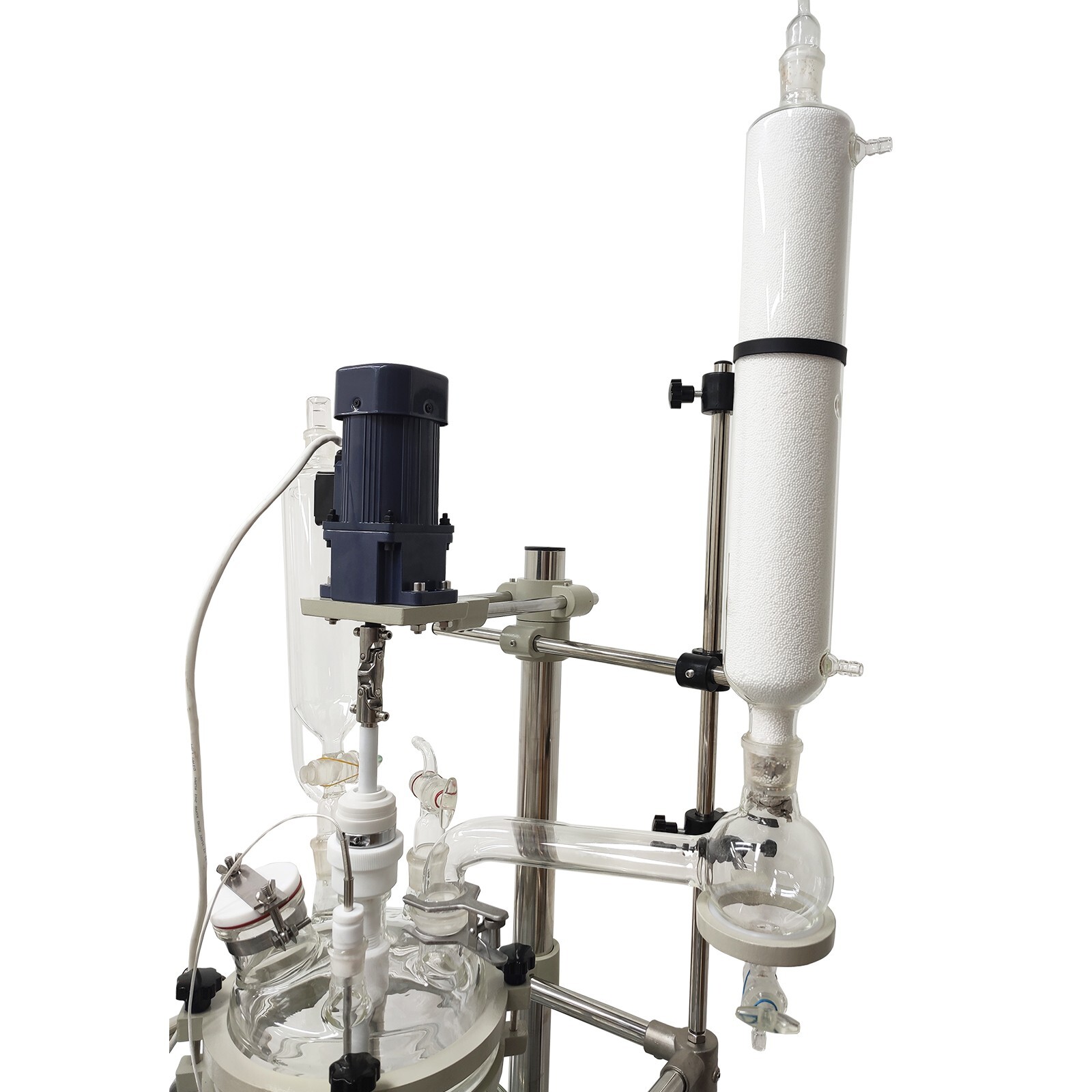 20L Jacketed Glass Reactor Jacketed Reactor 110V Jacketed Pilot Plant Reactors L