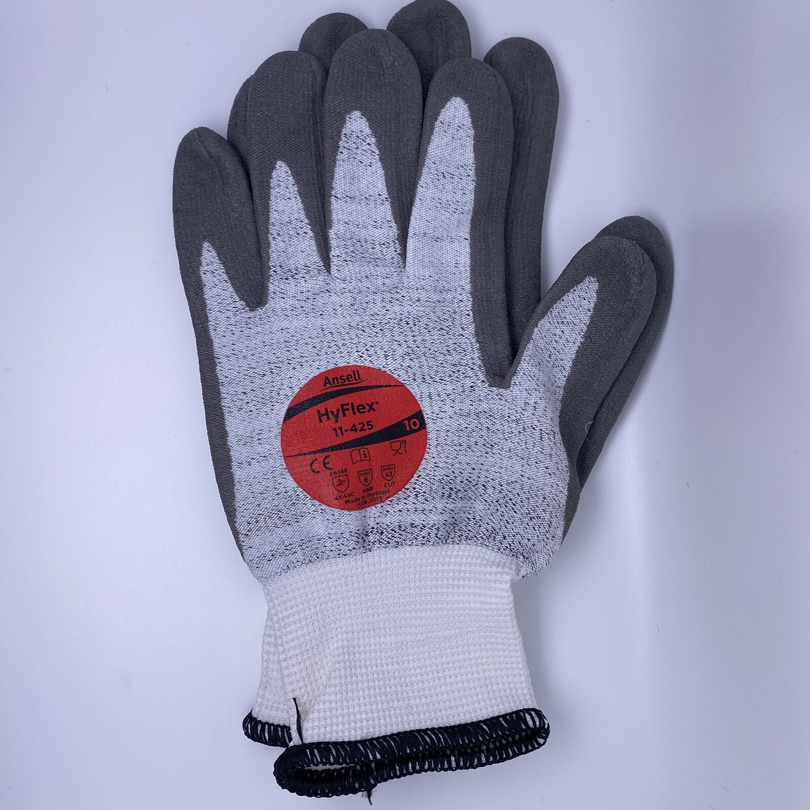 Ansell HyFlex Abrasion Resistant 11-425 Safety Gloves Protection Size 10 Large