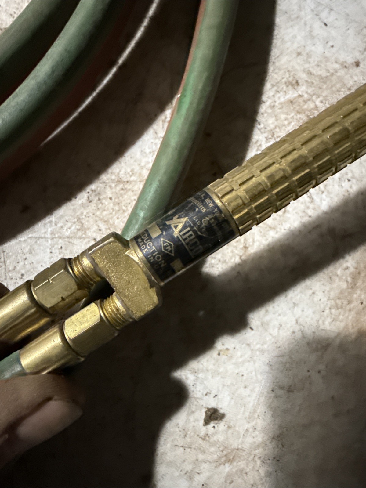 Vintage Airco Regulator Set Oxygen & Acetylene Hoses/Torch