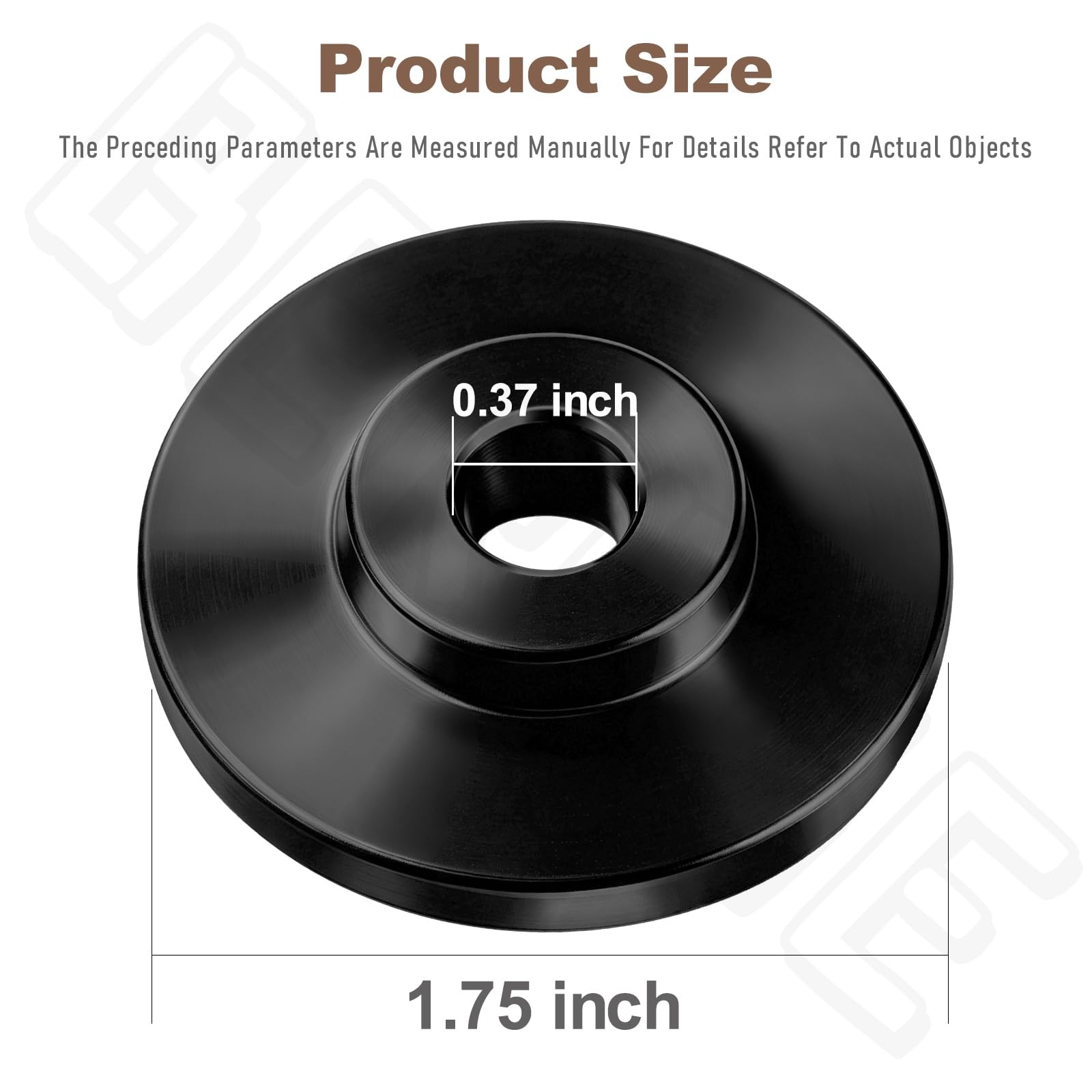 738-04162A 738-04162C Shoulder Spacer for MTD Cub Cadet Troy-Bilt Black