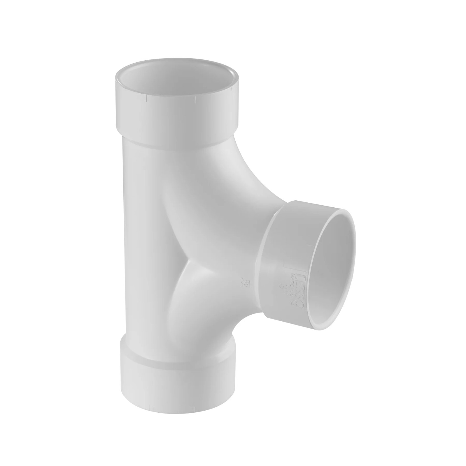 NIBCO 14811-C (or 4811-C) 3-inch 2-way Cleanout Tee Fitting