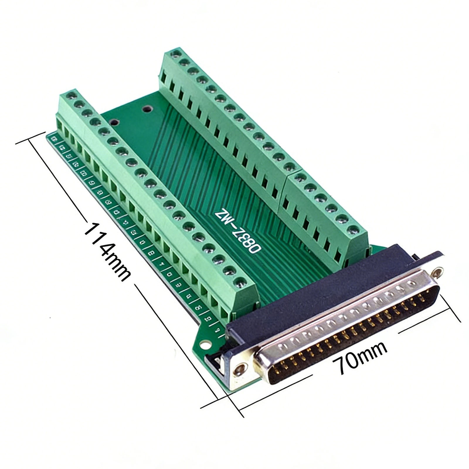 New DB37 Male Breakout Board Connector RS232 D-SUB Serial 37 Pin Port…