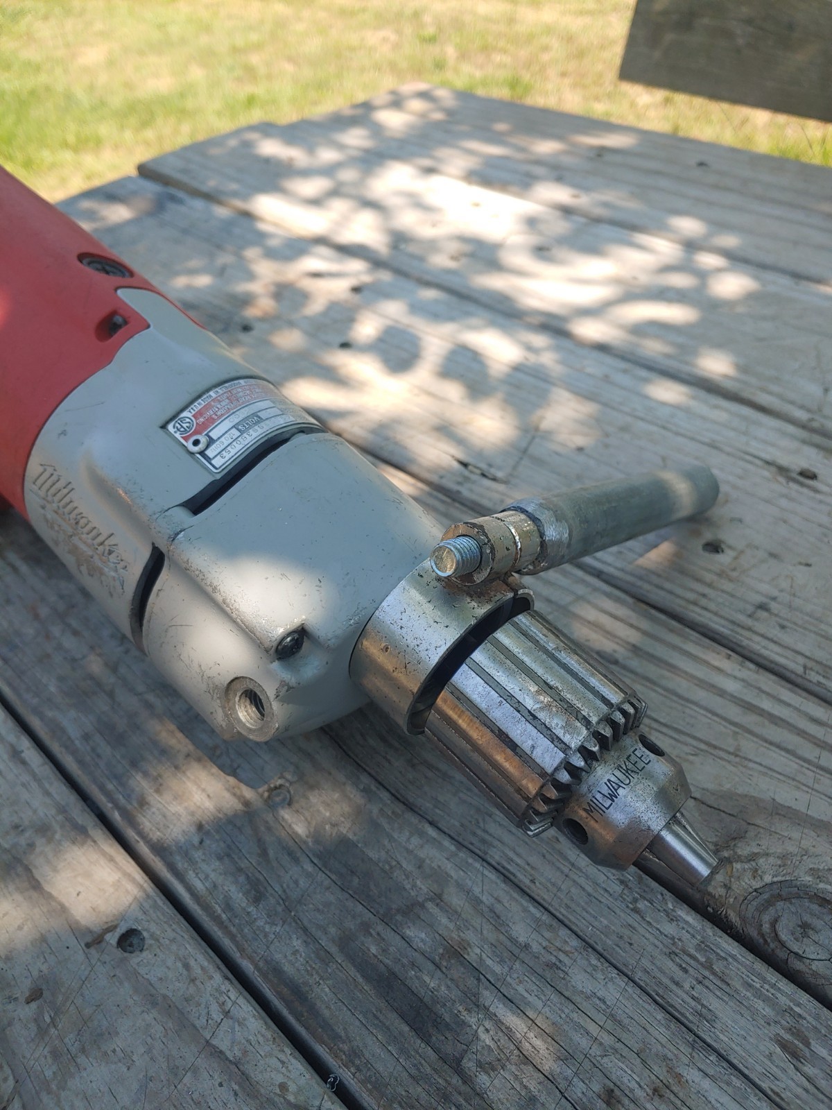 Milwaukee 1107-1 1/2″ Heavy Duty D-handle Drill. USA. Serviced.