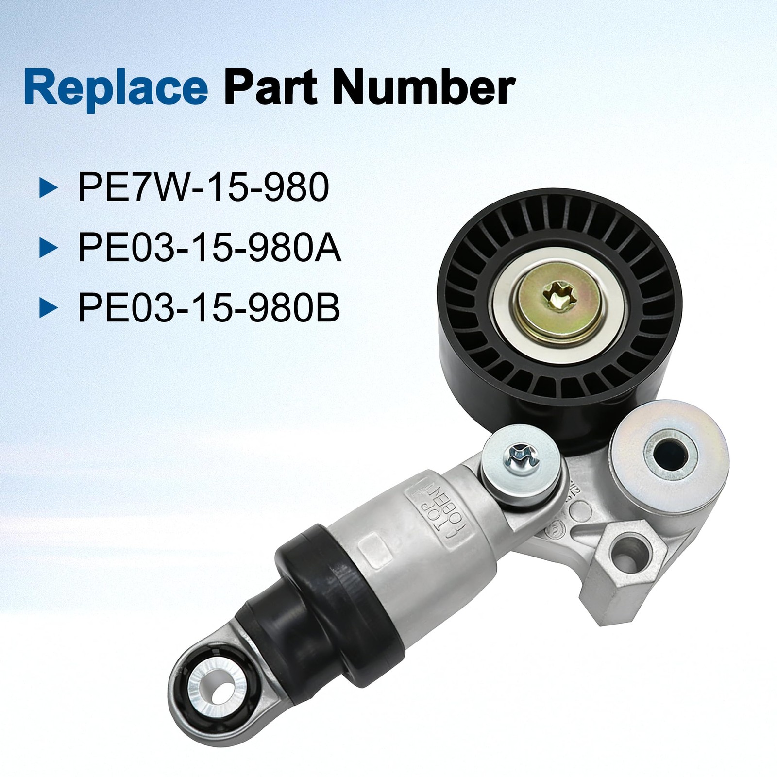 1 Pcs Engine Belt Tensioner Pulley Assembly Fit for Mazda 3 2004-2018 for Maz…