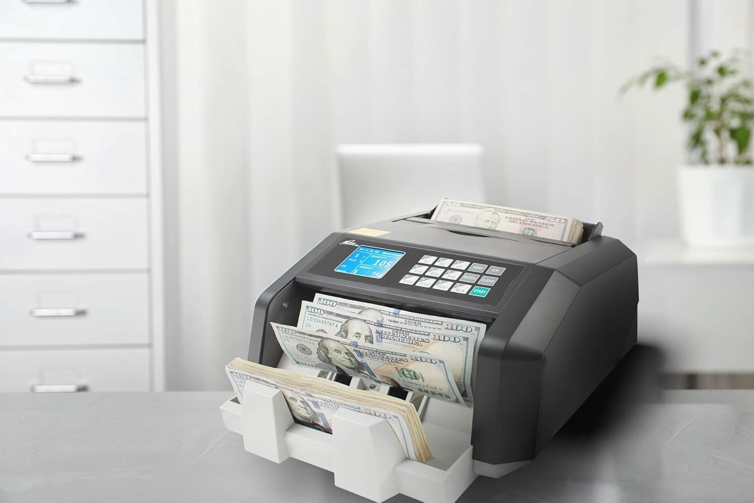 Royal Sovereign High Speed Money Counting Machine, Counterfeit Bill Detector