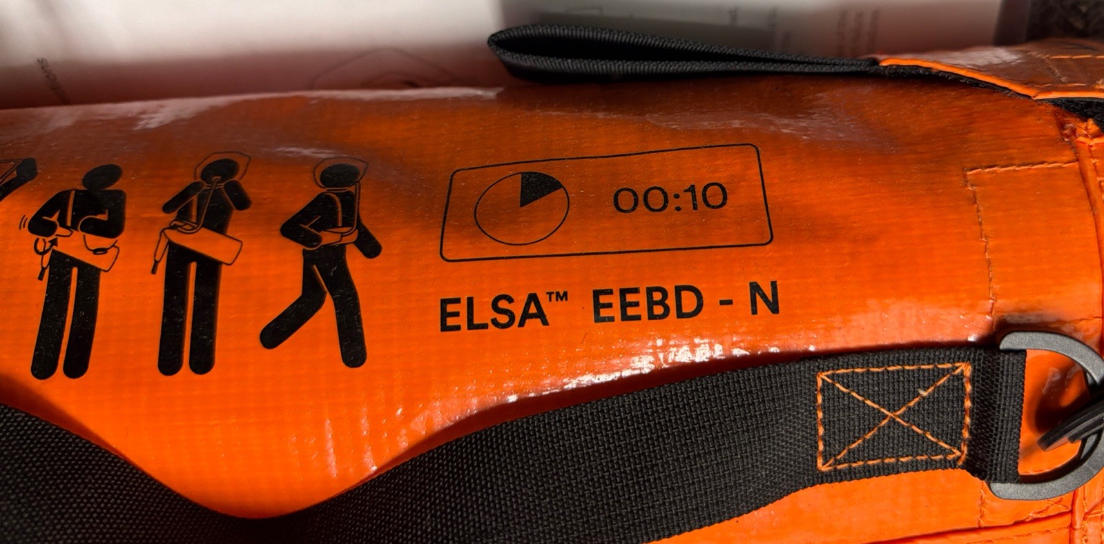 3M Scott 8007213-D Emergency Escape Breathing Device, Elsa-N, 10 Min Not Filled