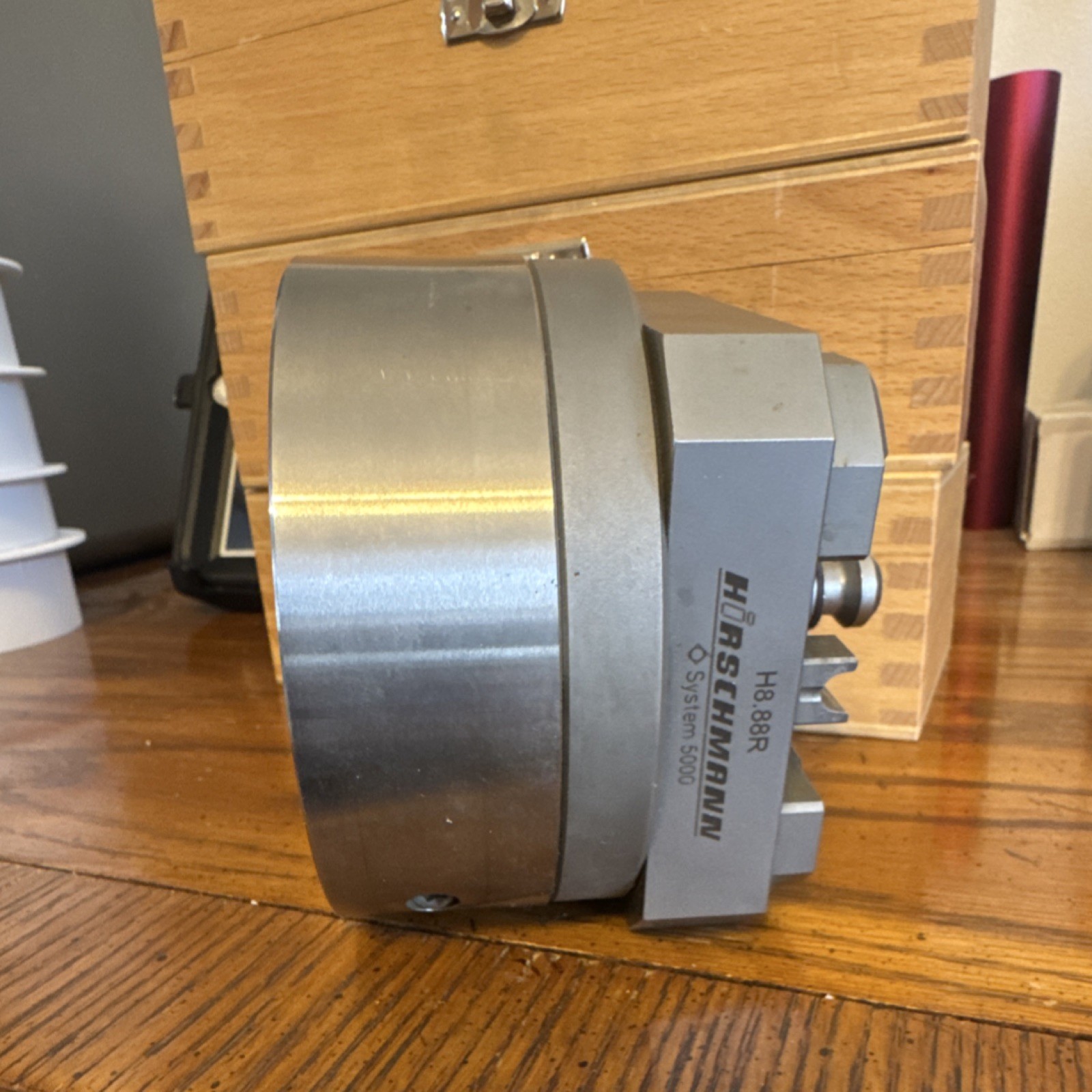 Hermann Schmidt BTDR Stainless Steel Precision 3 Jaw Chuck – Round .020”-1” cap