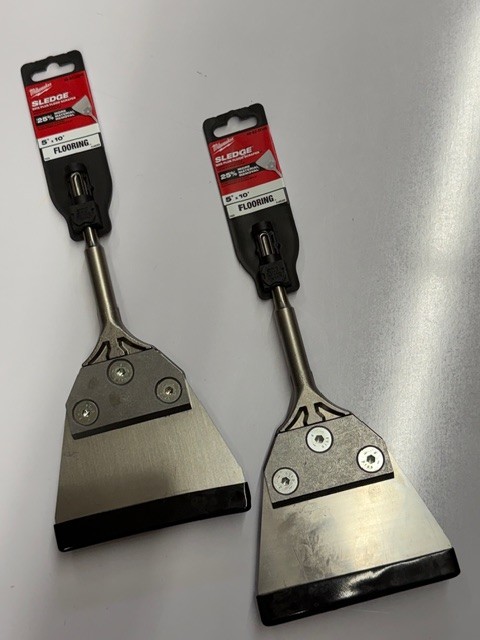 2-pack Milwaukee 48-62-6046 SDS-PLUS Floor Scraper Brand New Free Ship
