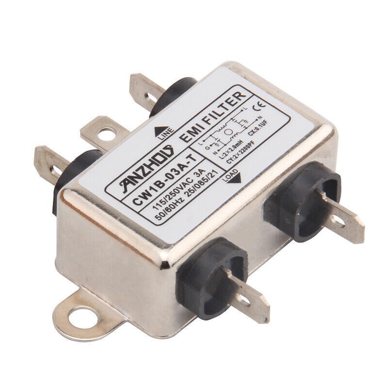 CW1B-10A-T CW1B-6A-T CW1B-3A-T EMI FILTER 115/250VAC 10A 6A 3A power filter