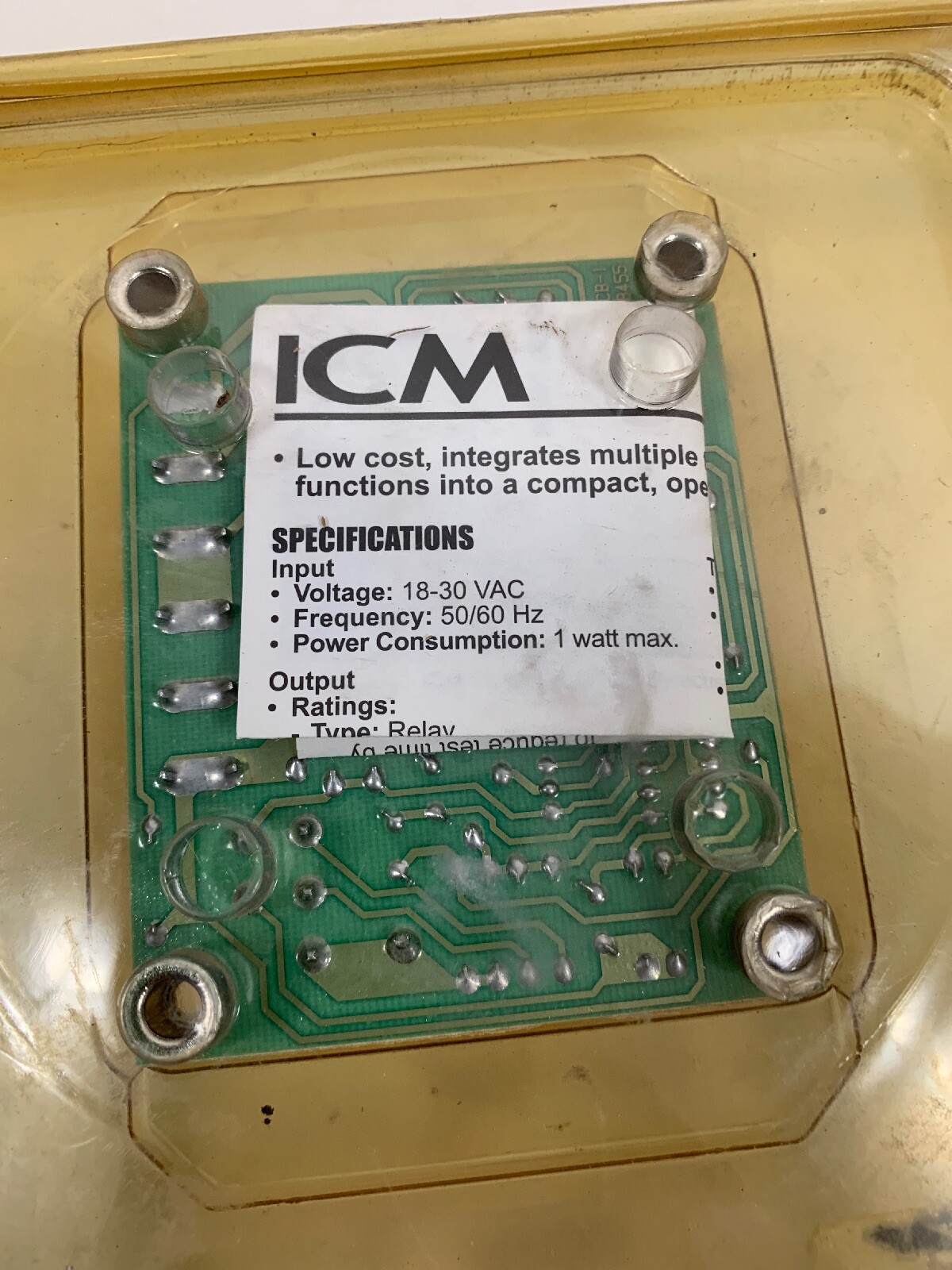 CARRIER BRYANT ICM CONTROLS ICM300C DEFROST CONTROL BOARD