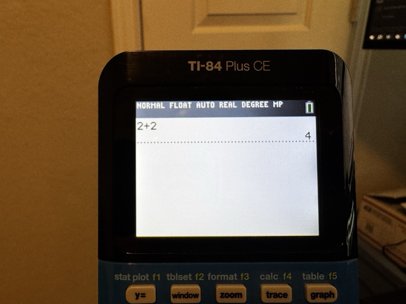 Texas Instruments TI-84 Plus CE Graphing Calculator – Blue