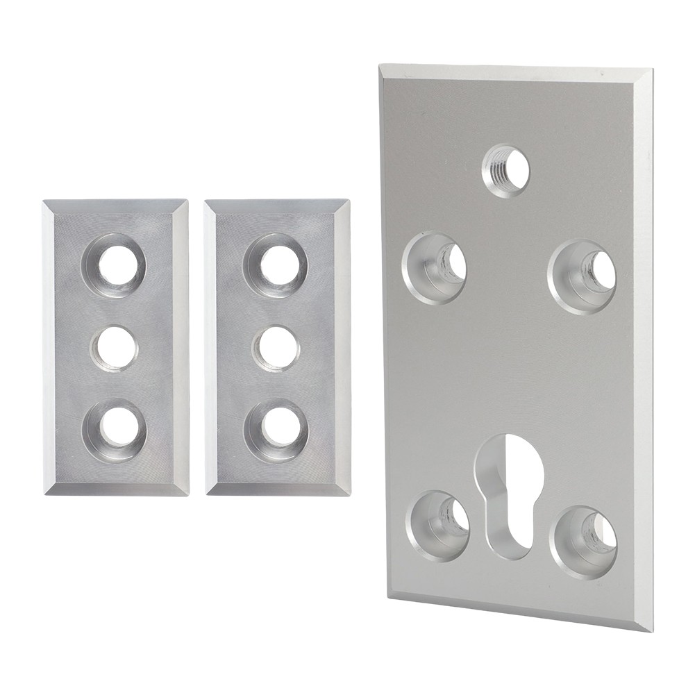 3PCS Floor Mount Plates for Stryker Ferno Ambulance Stretcher Fastening System
