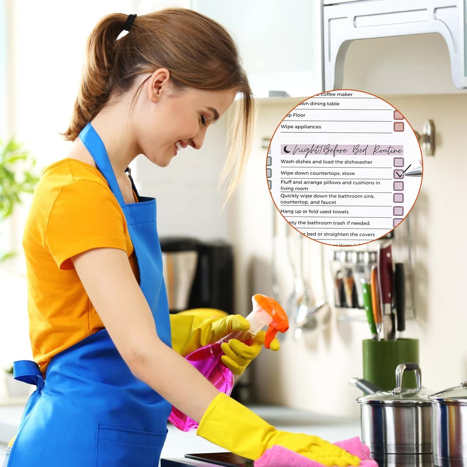 2pcs Adhd Cleaning Planner for Adults Women Teens Adhd Cleaning and Organizin…
