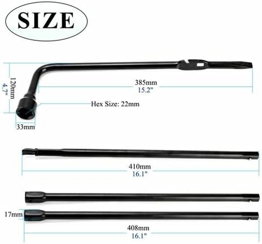 Chevy Silverado GMC Sierra Spare Tire Tool Kit Scissor Jack 2 Ton 2000-2014