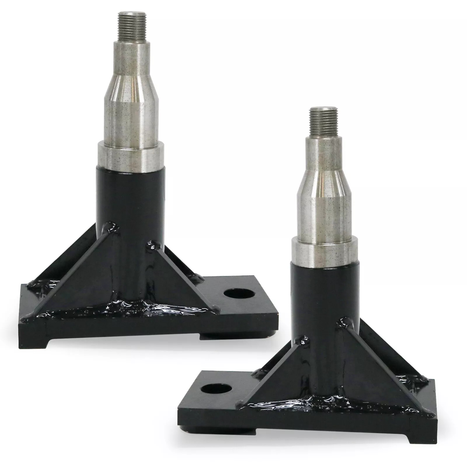 Pair 8 x 6.5 Lug 8000LB Superior Shipping Container Wheels, Bolt-on Spindle Kit