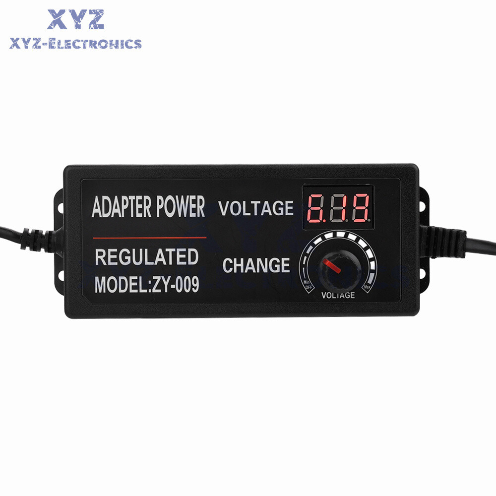 AC100-240V to DC3-24V 3A 5A Adjustable Voltage Power Adapter Switch Power Supply