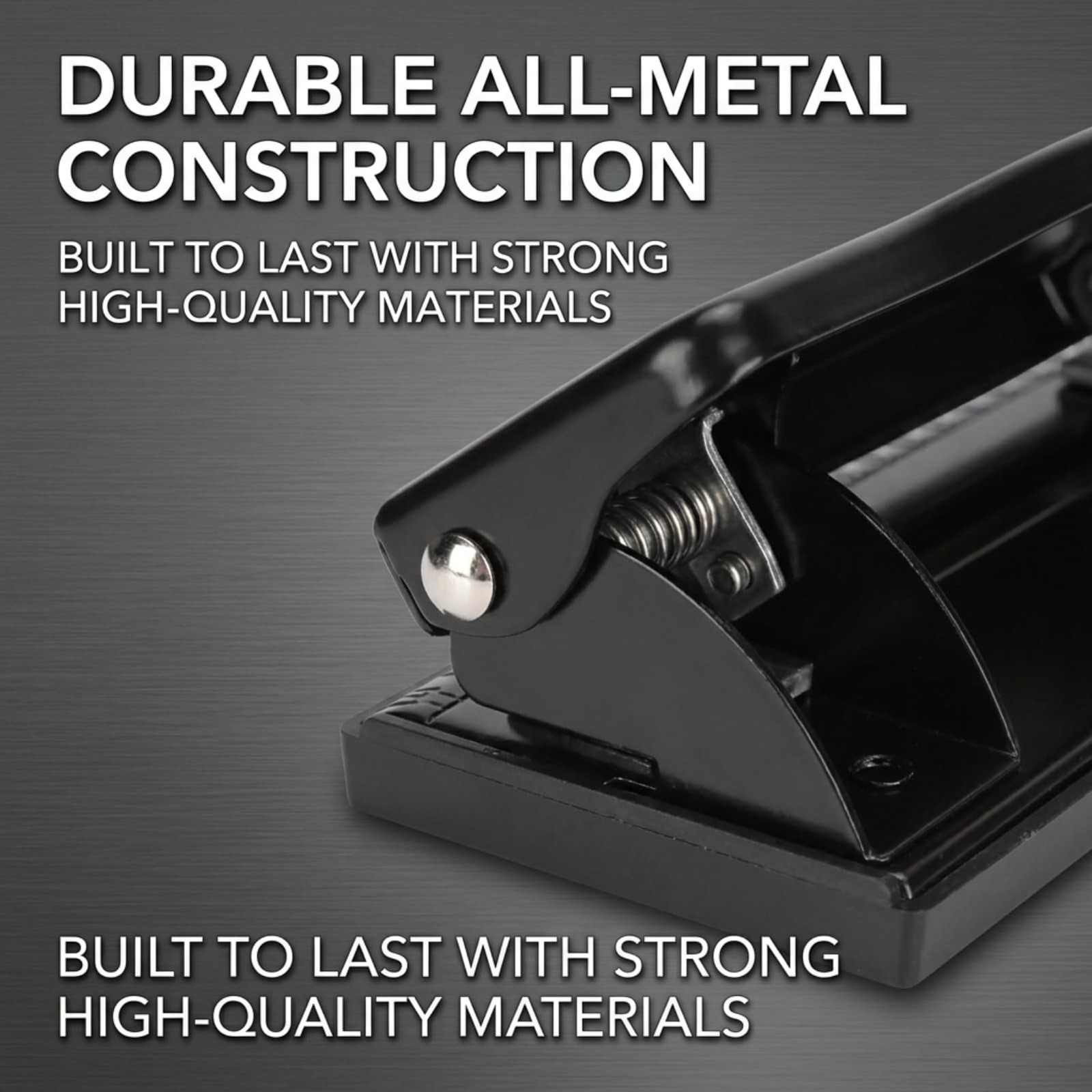 Paper Hole Punch 4 Hole Adjustable Manual 10 Sheets 11.4×2.6×2.2in Portable