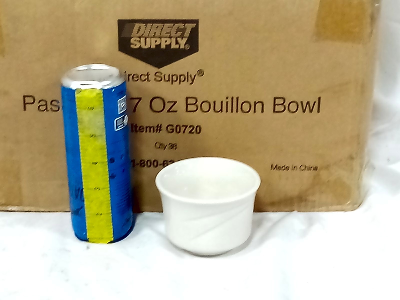Direct Supply Pasadena 7 oz Eggshell Bouillon Bowls, Lot of 38
