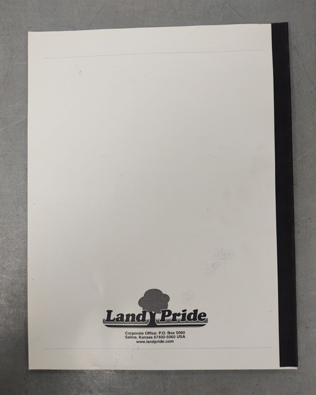 326-047M LAND PRIDE OPERATOR’S MANUAL ROTARY CUTTERS