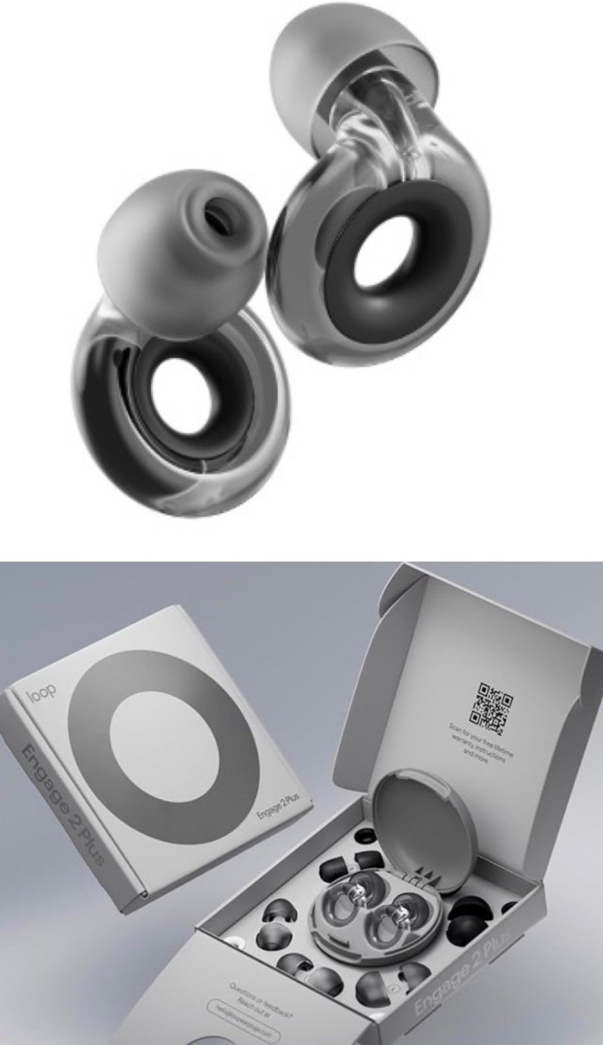 Loop Engage 2 Plus Ear Plugs – Everyday Noise Relief with Clear Speech