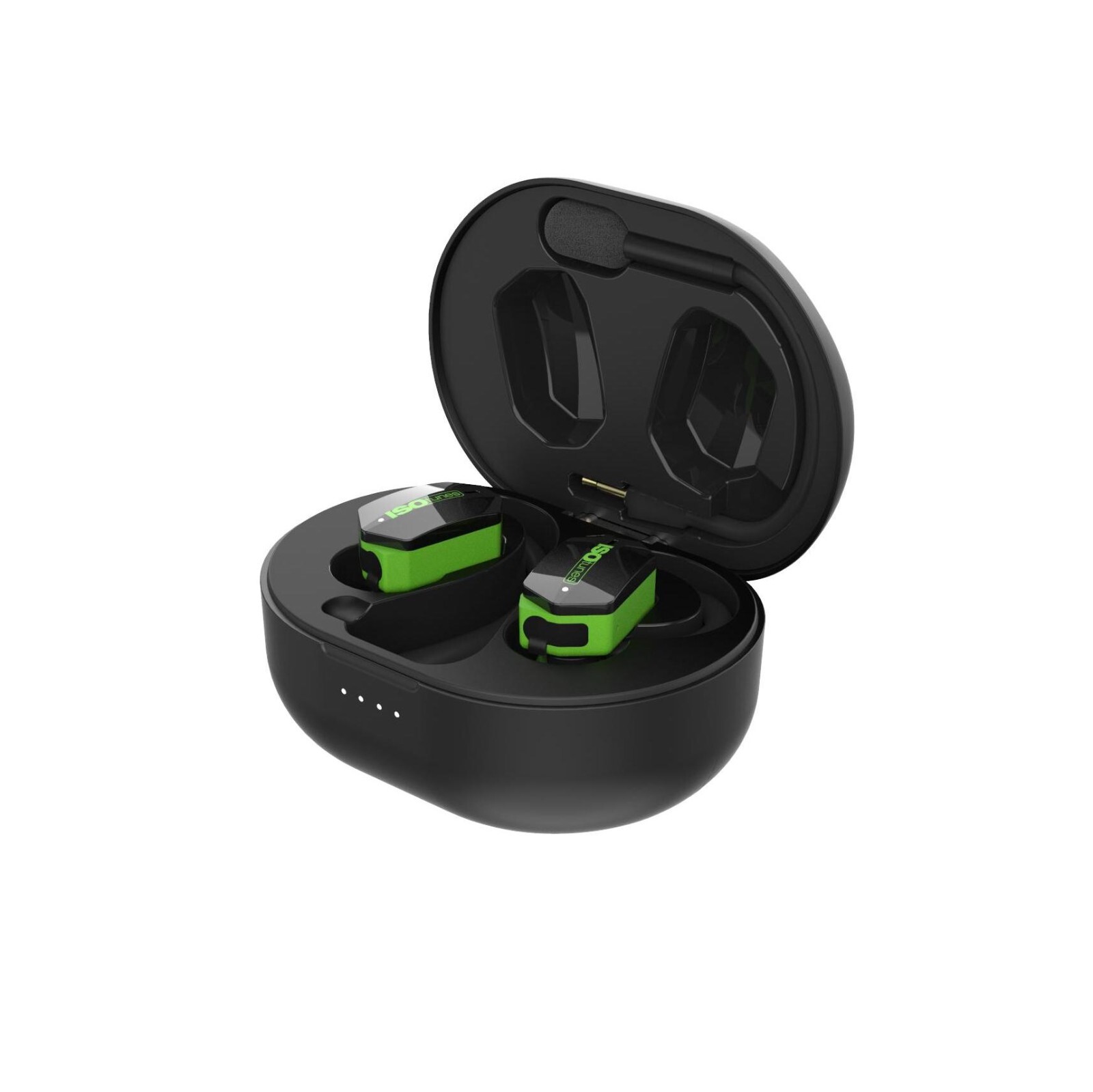 ULTRACOMM Aware Bluetooth Earbuds: Audio Passthrough Ear Protection, Boom Mic