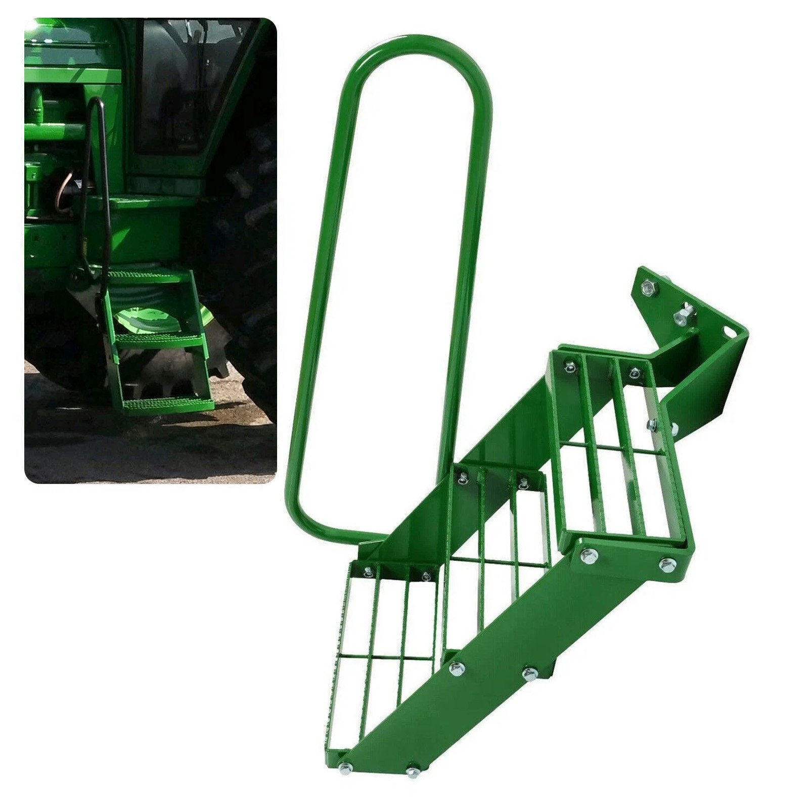 Left Hand Stair Step Kit For John Deere 4050 4240 4430 4630 4440 LH Handrail